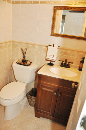 Powder Room (off den)